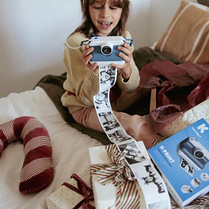 Камера с моментальной печатью КИДИВУЛЬФ (KIDYWOLF), красная